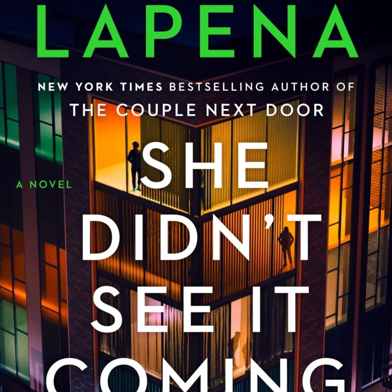 She Didn’t See it Coming by Shari Lapena #TheVirtualCrimeBookClub
