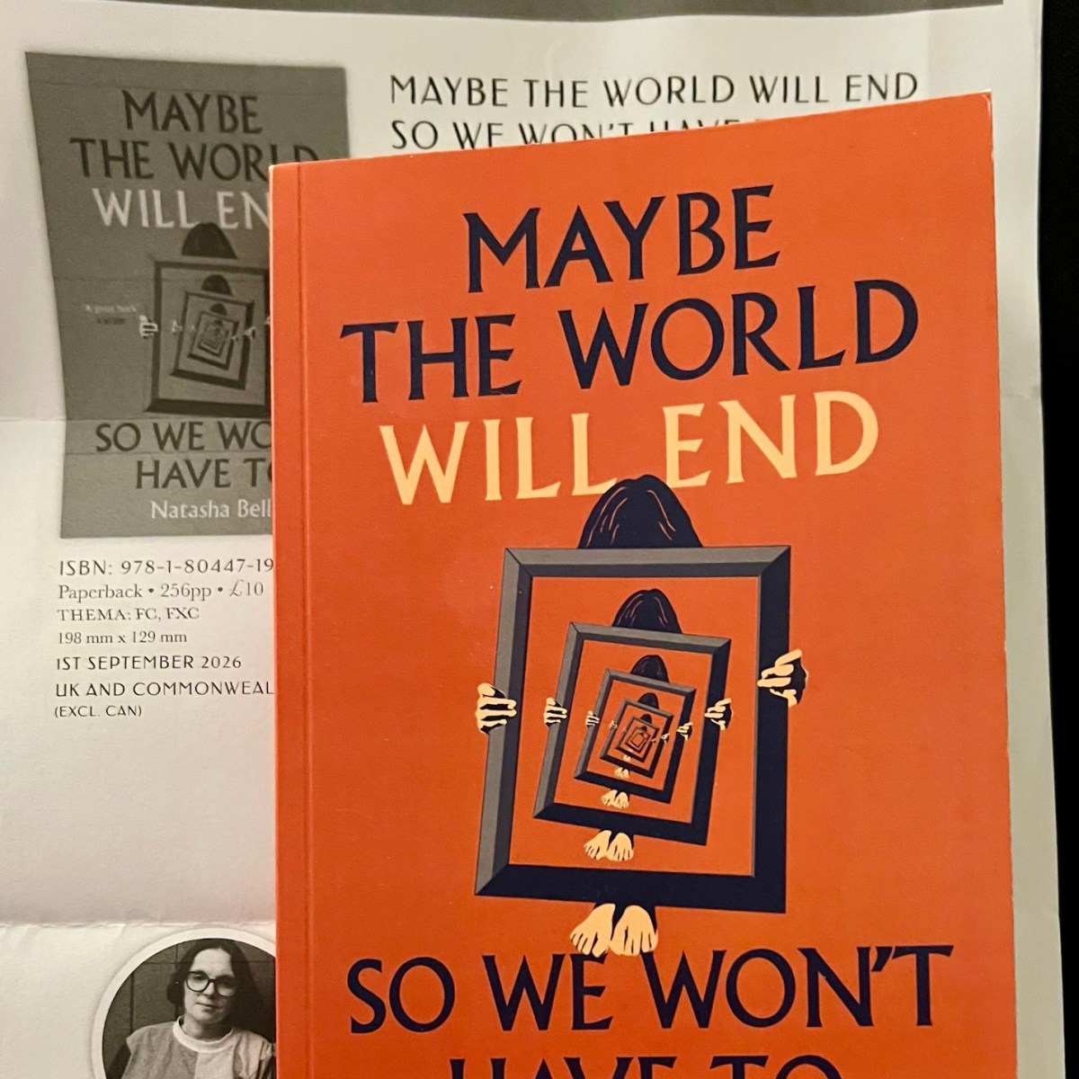 Maybe The World Will End So We Won’t Have To by Natasha Bell @RENARDPRESS&nbsp;#20BOS26