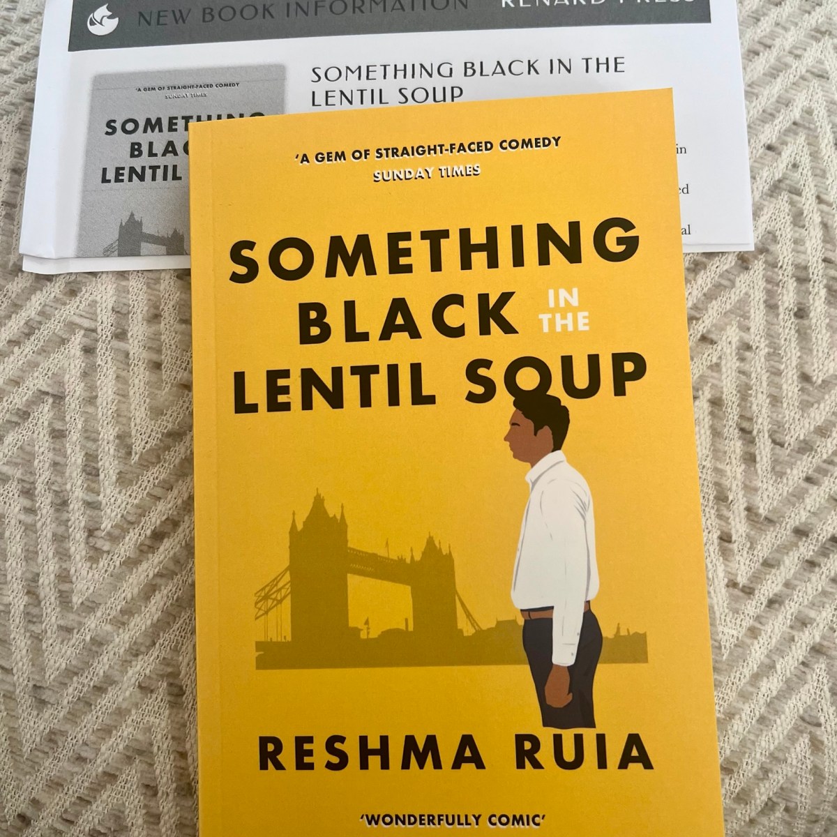 Something Black in the Lentil Soup by Reshma Ruia&nbsp;@RenardPress